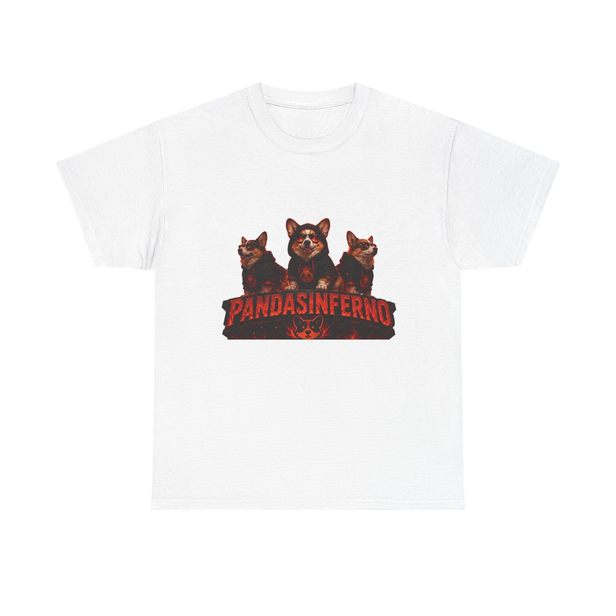 PandasInferno Graphic Tee — Dark Panda Trio Horror Shirt