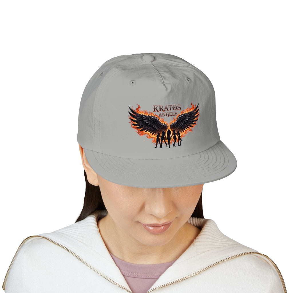 Kratos Angel Wings design Surf Cap | Flaming Winged Soldiers hat
