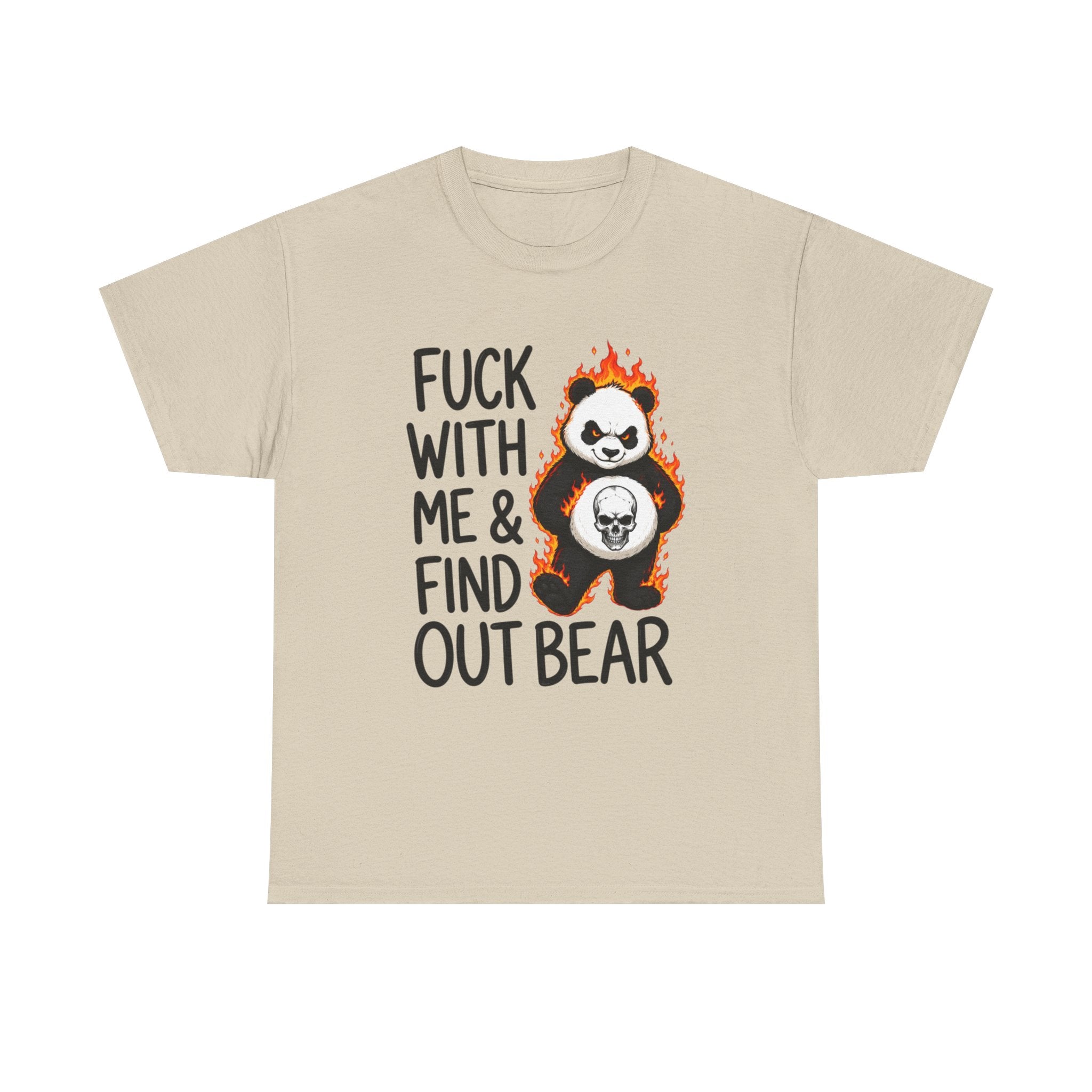 Find Out Bear T-Shirt — Funny Fierce Panda Graphic Tee