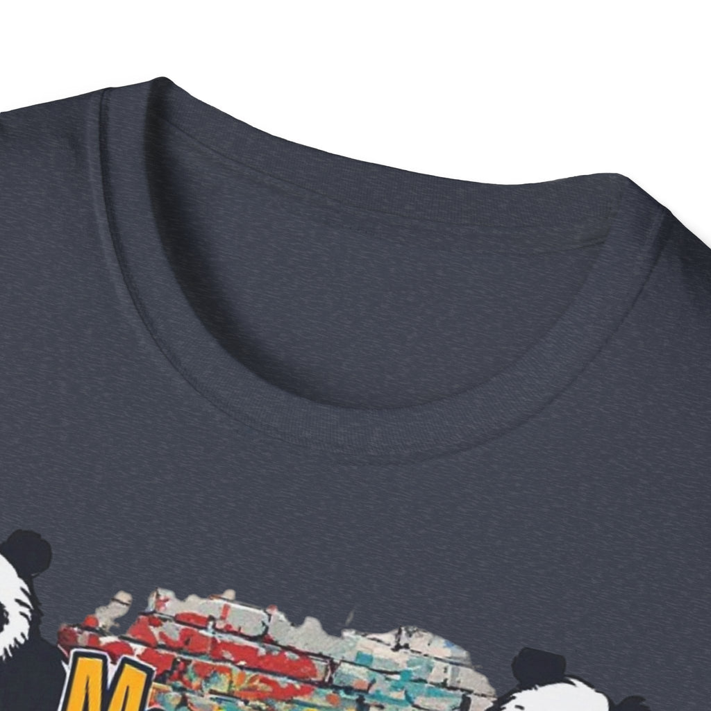 Mandas Pandies T-Shirt | Panda Graphic, Colorful Street Art