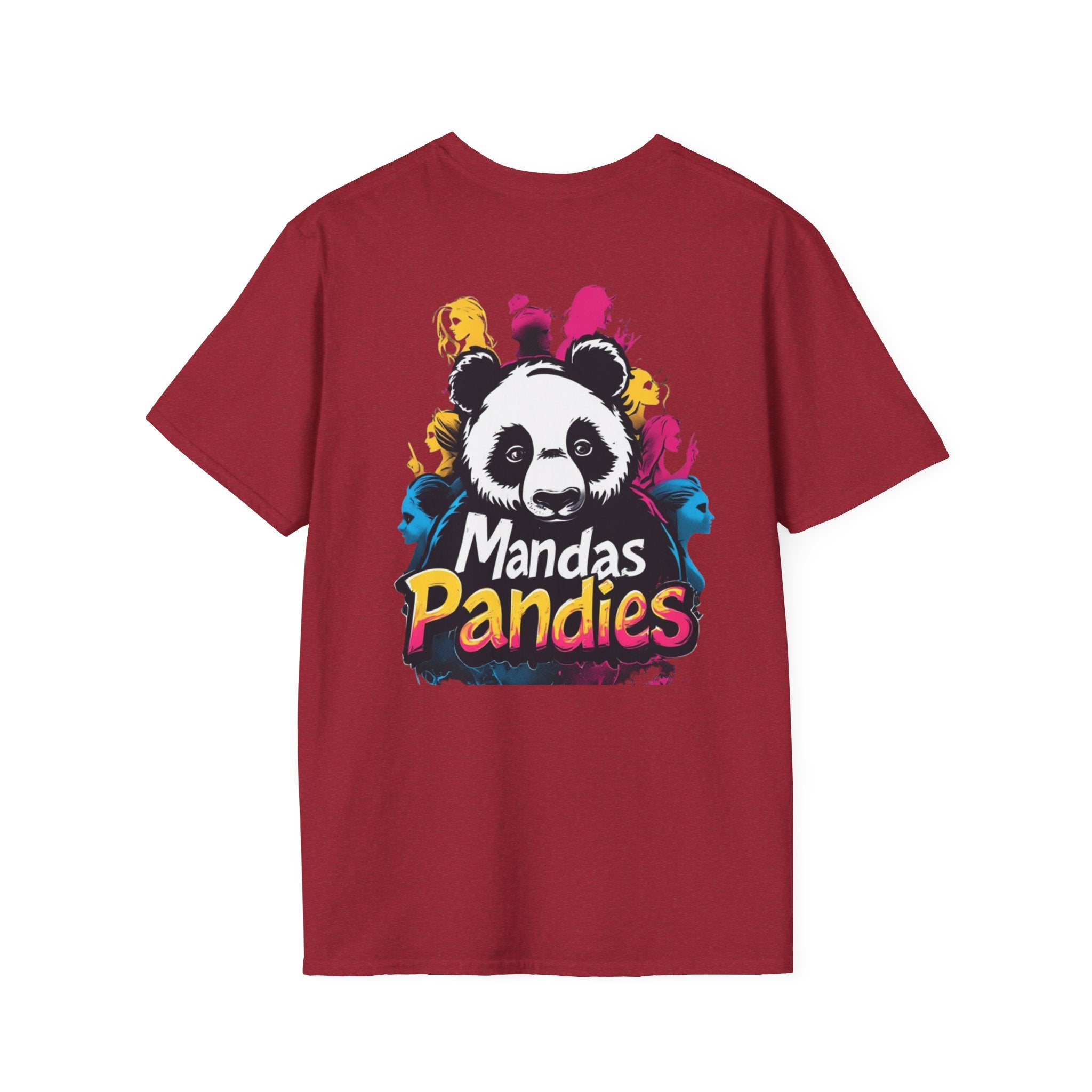 Mandas Pandies T-Shirt | Panda Graphic, Colorful Street Art