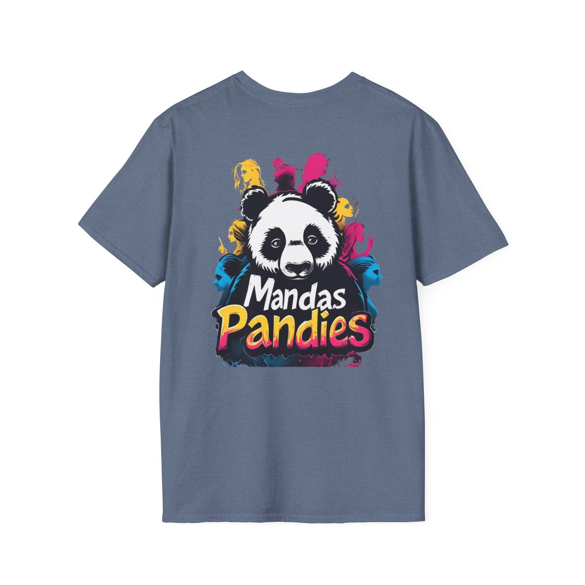 Mandas Pandies T-Shirt | Panda Graphic, Colorful Street Art
