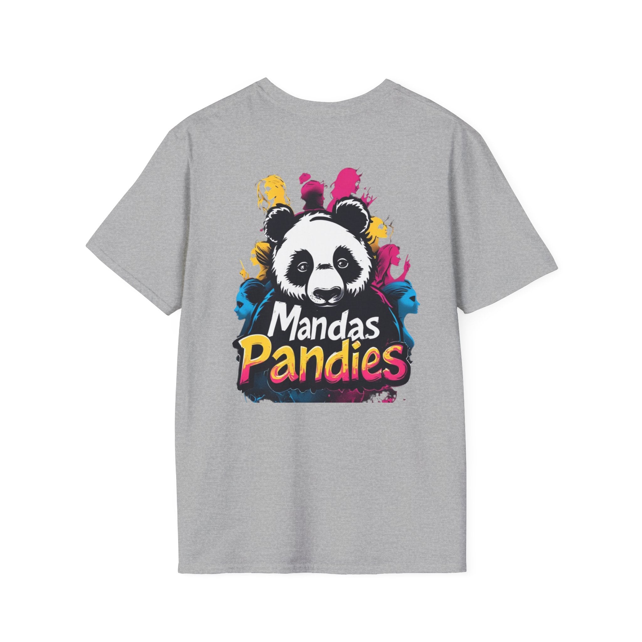 Mandas Pandies T-Shirt | Panda Graphic, Colorful Street Art