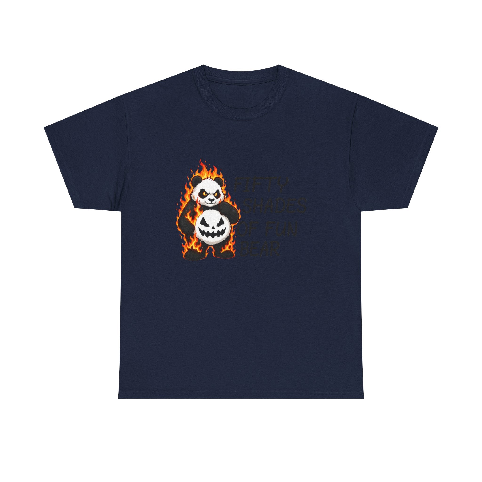 Halloween Panda Tee — "Fifty Shades of Fun Bear" Graphic T-Shirt