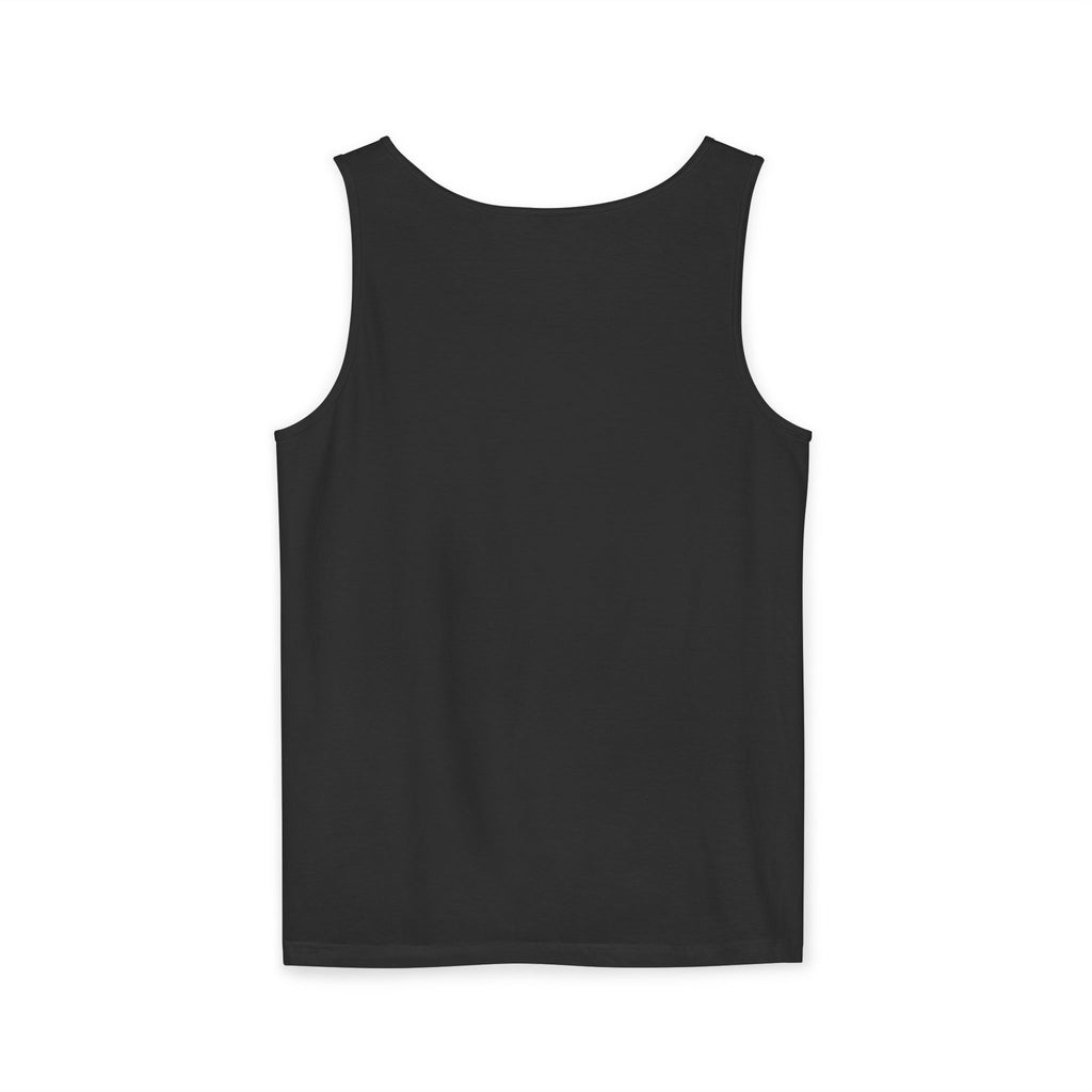 Pandas Inferno muscular panda graphic Tank Top | flaming skull, dual guns