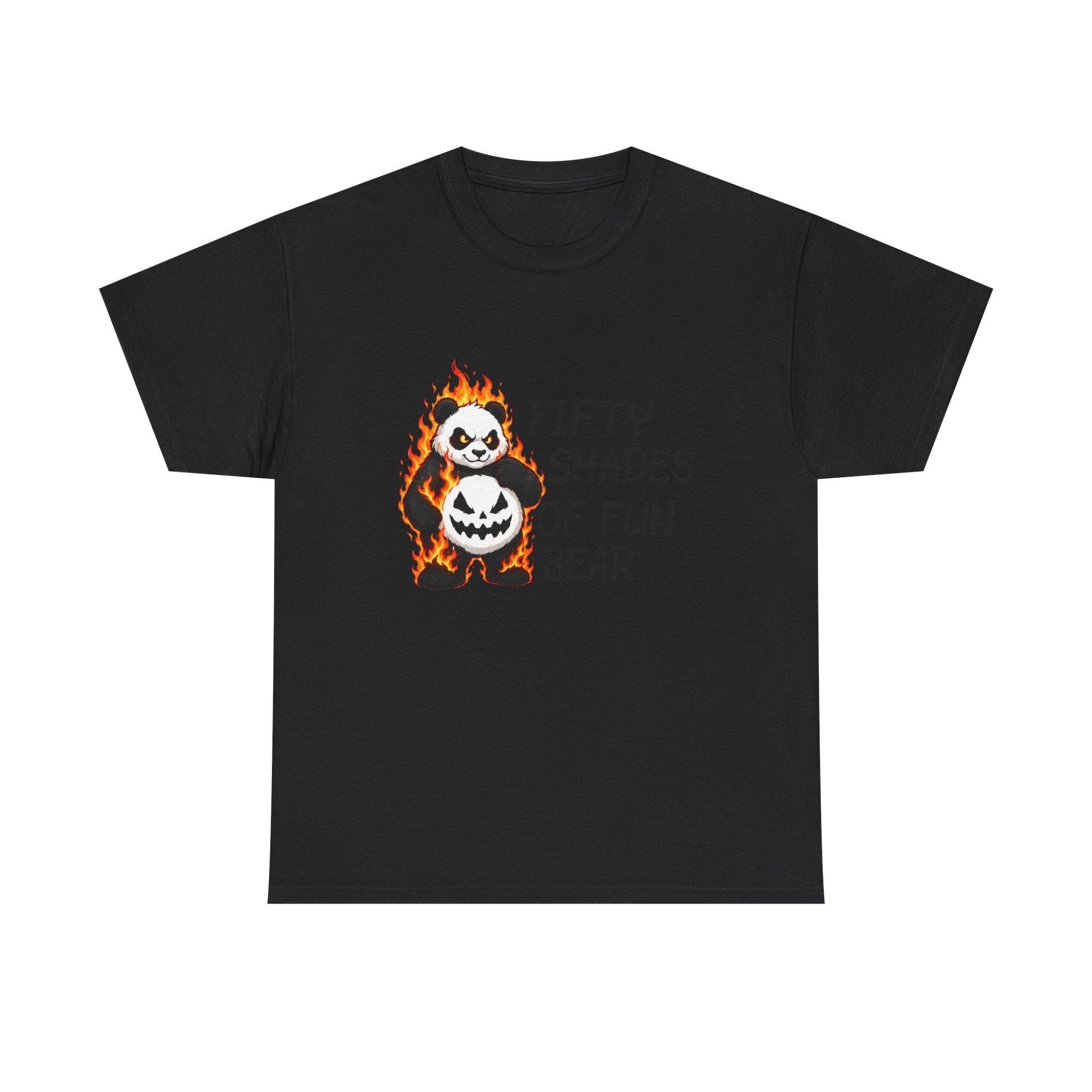 Halloween Panda Tee — "Fifty Shades of Fun Bear" Graphic T-Shirt