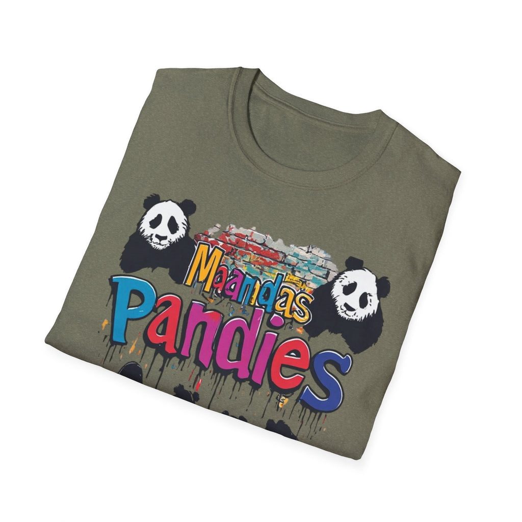 Mandas Pandies T-Shirt | Panda Graphic, Colorful Street Art