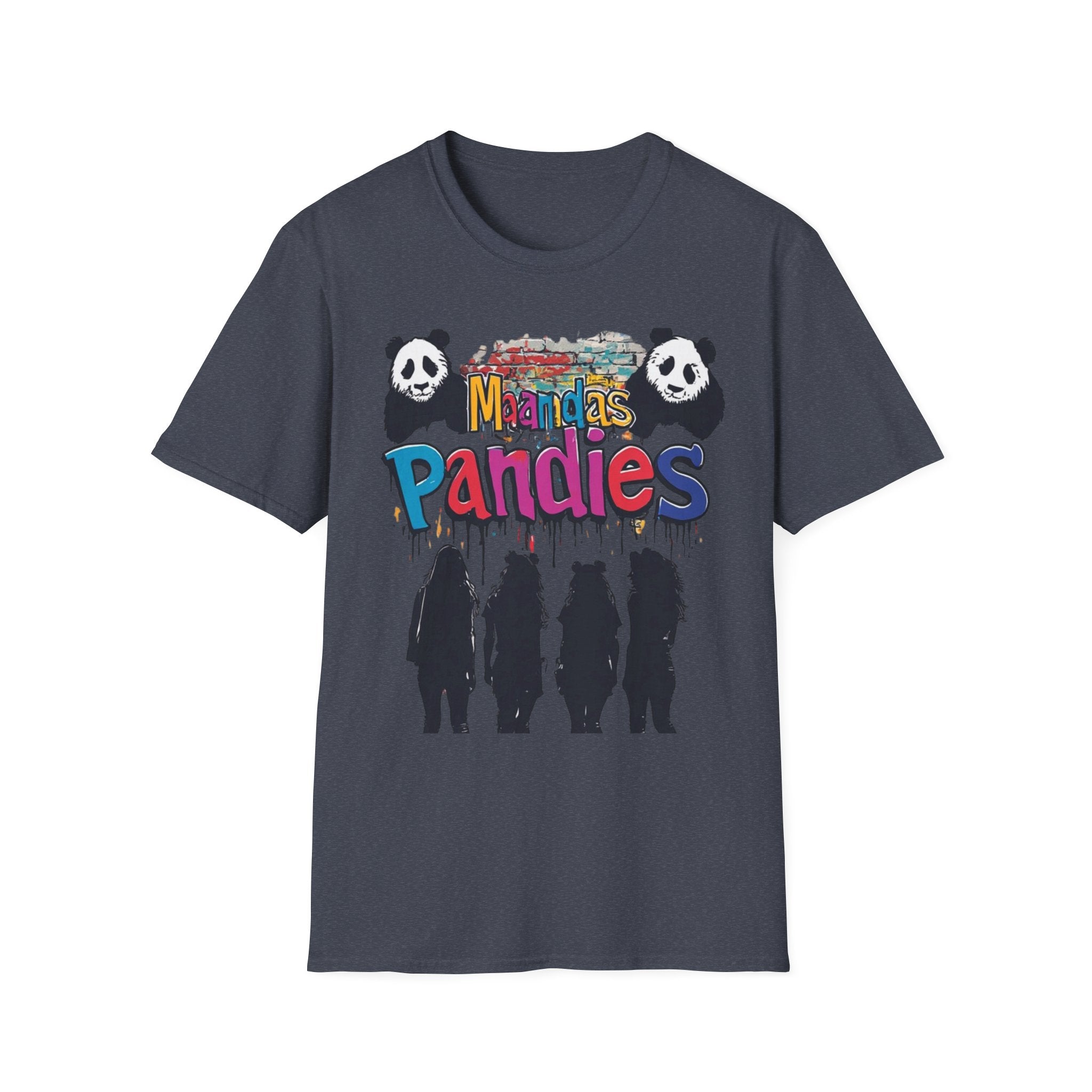 Mandas Pandies T-Shirt | Panda Graphic, Colorful Street Art