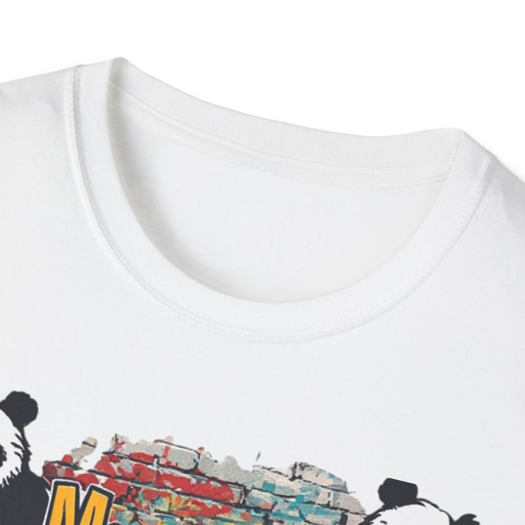 Mandas Pandies T-Shirt | Panda Graphic, Colorful Street Art
