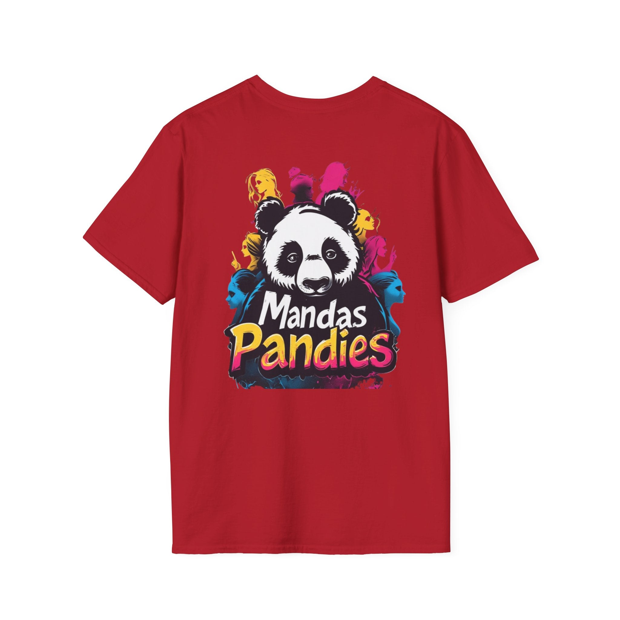 Mandas Pandies T-Shirt | Panda Graphic, Colorful Street Art