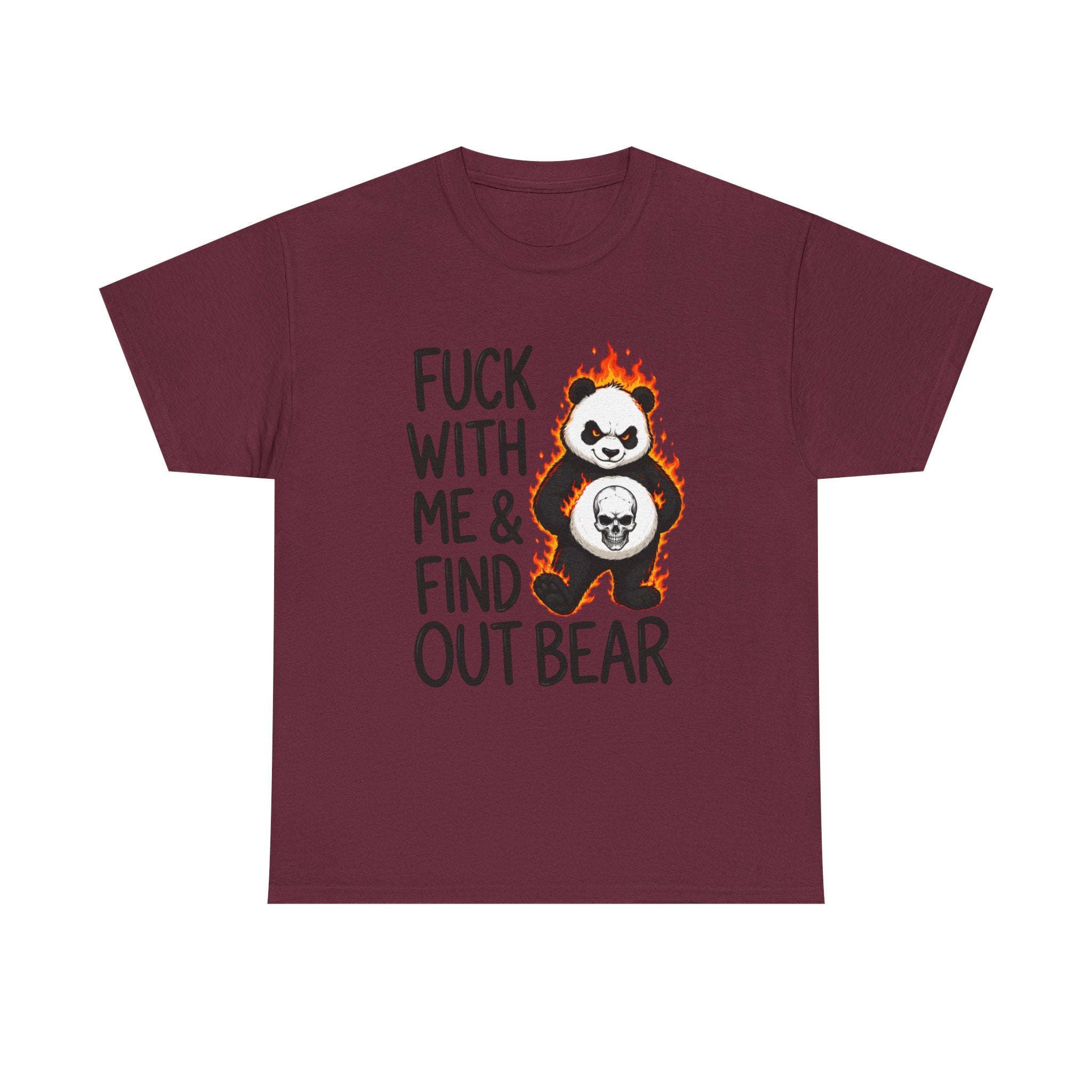 Find Out Bear T-Shirt — Funny Fierce Panda Graphic Tee